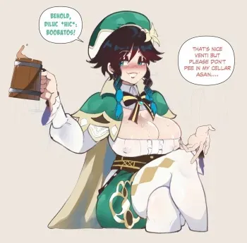 [ThiccwithaQ / Nyantcha] Venti (Genshin Impact) [English] manga cover