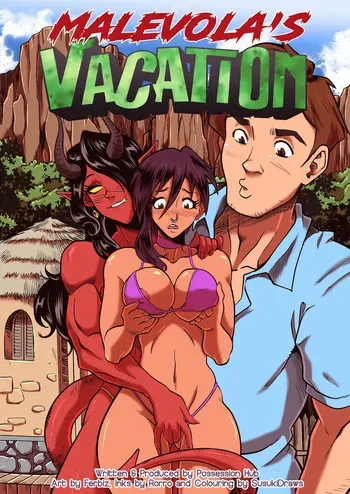 Malevola, Invisigal - Malevola's Vacation Part 2 - Spooky Island Possession - Possession hub manga cover