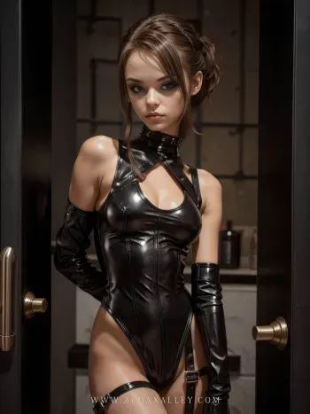 [Audax Alley] Latex Lover - Obsidian Latex - Alana [AI Generated] manga cover