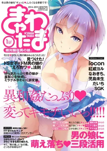 [Anthology] Kyawatama 1ST Zettai Fukujuu Otokonoko. [Digital] manga cover