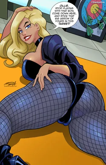 [DarkerEve] Black Canary DCAU manga cover