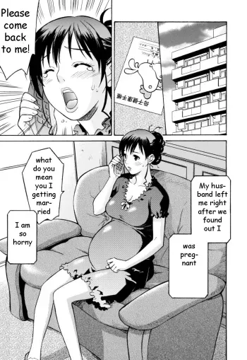 Pregnant Horny Mom manga cover