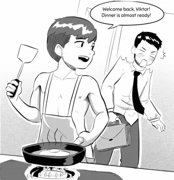 Ralfie in Apron manga cover