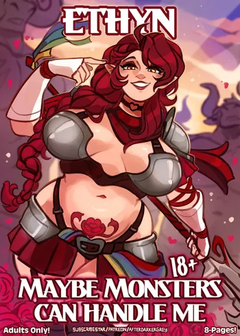 [DarkerGrey] Ethyn - Maybe monsters can handle me manga cover
