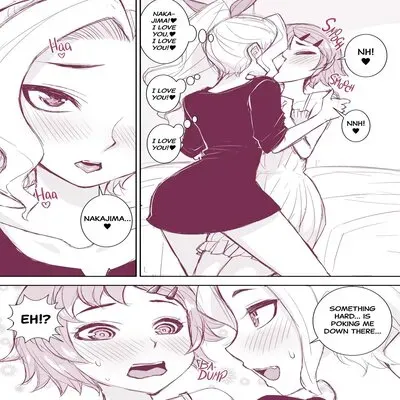 Nakajima-kun and Kenzaki-san Touching Each Other [Original] manga cover