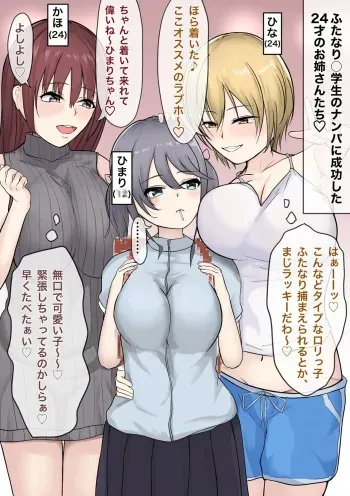 (Hipo-san) Futanari ￮ gakusei ga nanpa shite kita onēsan-tachi o tsuyo tsuyo o chinpo de wakara seru manga cover