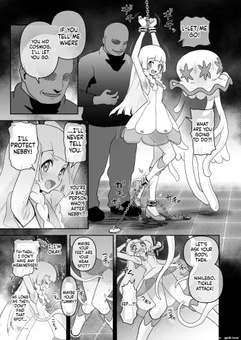 Lillie's Humiliating Armpit Tickling manga cover