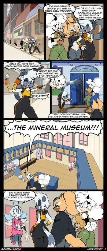 [JustTaylor (Natethecat24/TaylorTheFox24)] Nude Exhibit (Ongoing) manga cover