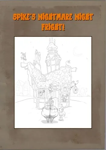 Spike's Nightmare Night Fright manga cover