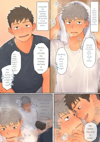 My Boyfriend's d*** is too big!! manga cover