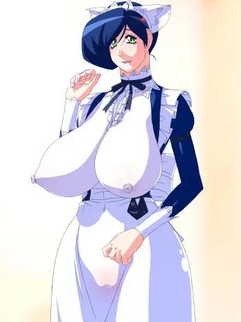[fukunishi noberu CG shuu] go houshi na meido san manga cover