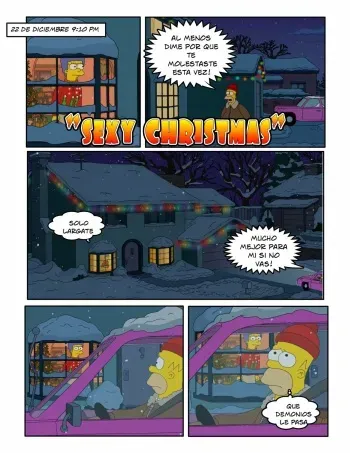 Simpsons xxx - Sexy Navidad (Parte 1) (Español) manga cover