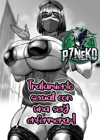 [Saint Shiro] Dosukebe Ishou wo Kita Naasu ni Yoru Seishouri Saabisu no Aru Byouin no Manga｜¡Tratamiento Sexual con una Sexy Enfermera~! [Spanish] [P7Neko] manga cover
