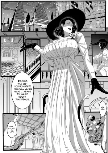 [Nature-man] Lady Dimitrescu's uninvited guest (Resident Evil) manga cover
