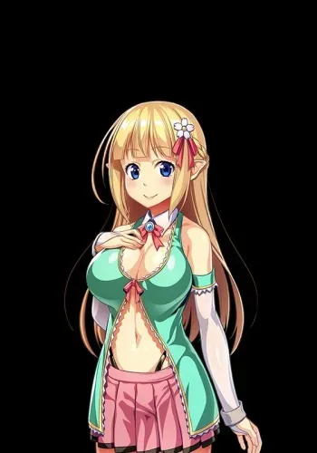 [Waffle] Hentai Elf Shimai to Majime Orc (Character CG) manga cover