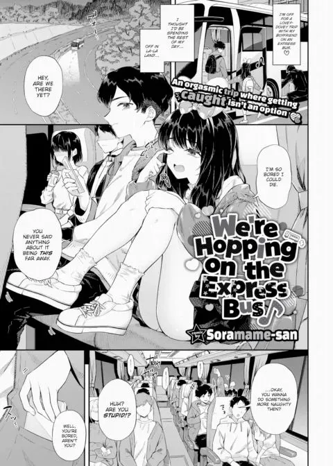 We're Hopping on the Express Bus ♪ manga cover