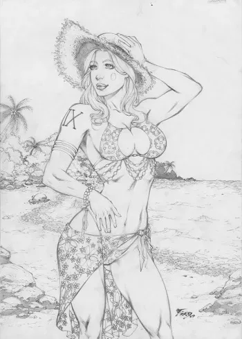 Super Hero Sketches 1 manga cover