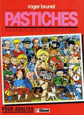 [Roger Brunel] Pastiches 1 - école franco-belge [French] manga cover