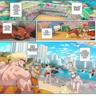 Trainers in Heat [Yaoi] [Doujinshi] manga cover