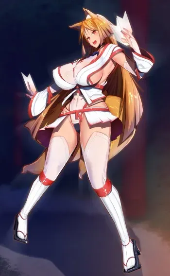 [Bigshine] Kemono Miko Kuo no Koukai Kutsujoku Buta Koubi manga cover