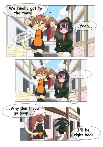 Desperate Pooping manga cover