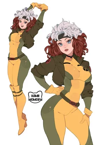 [Kamii Momoru] Rogue (X-Men) manga cover