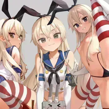 [Kawakami Rokkaku] Shimakaze Collection [Decensored + Edits] manga cover