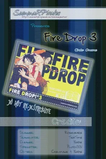 [Omame (Imada Makoto)] Fire Drop 3 (One Piece) [English] [TeaTime] manga cover