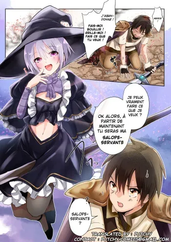[Amuai Okashi Seisakusho (Tsukumaru)] Yuusha no Ore wa TS Mesuinu Maid nanka ni wa Zettai ni Naranai! [French] [PUTCHY] [Incomplete] manga cover