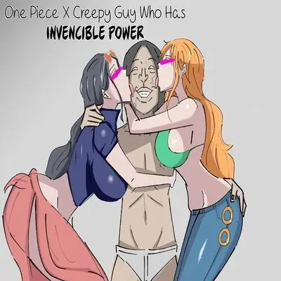 One Piece x Creepy Guy Who Has Invincible Power [Doujinshi] manga cover