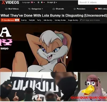 LOLA BUNNY FOOTJOB COLLECTION 06 AI Art [AI Generated] Follow The White Rabbit manga cover