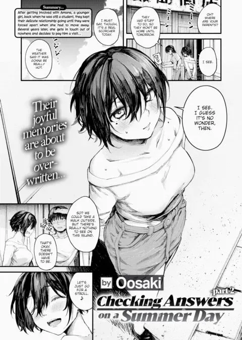 Checking Answers on a Summer Day - Part 2 manga cover