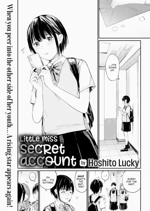 Little Miss Secret Account manga cover