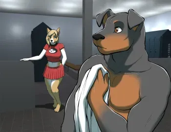 [Meesh] The Coach and The Corgi manga cover