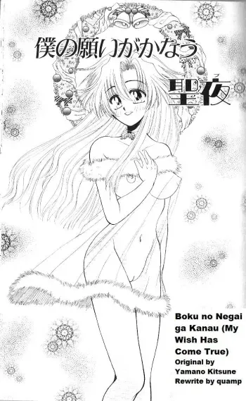 Boku No Negai ga Kanau [My Wish Has come True, rewrite manga cover