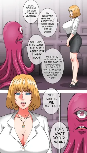alien hosting manga cover