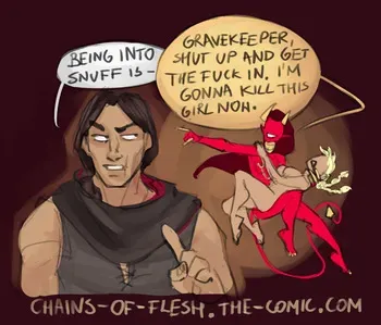 [BlindWildcat] Chains of Flesh illustrations manga cover
