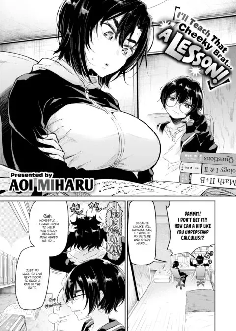 I'll Teach That Cheeky Brat... A Lesson! manga cover