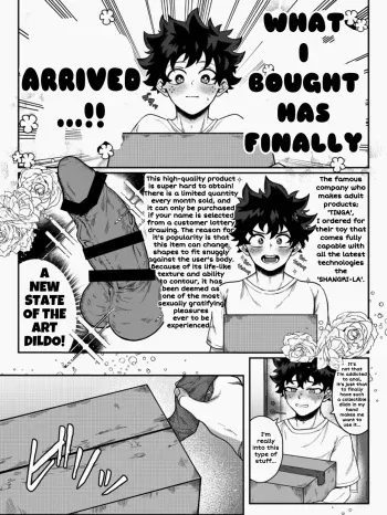 Meatball Bakugo x Deku manga cover