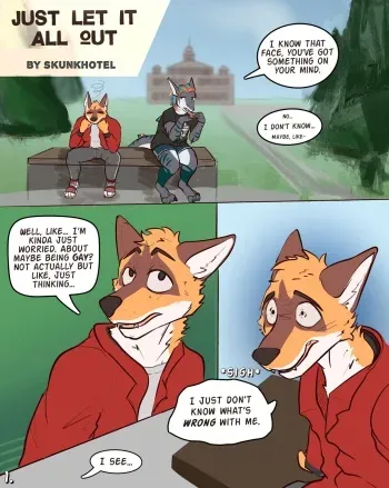 [Skunkhotel] Just Let it All Out manga cover