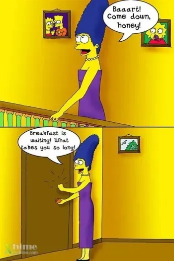 Bang Up Breakfast (The Simpsons) manga cover