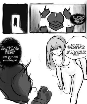 [Rokosan] Lewd Heroine and Queens Armor manga cover
