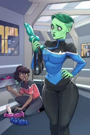 [TemporalWolf (Garth Graham)] Tendi Finds Mariner's Stash (Star Trek: The Lower Decks) (+inks/pencils) manga cover