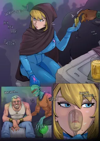 [Gmun] Samus "Undercover" (Metroid) manga cover