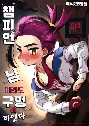 (Challenger! 29) [PORYGON137 (Hidari Pory5n)] 챔피언 님이라도 구멍에 끼인다 Champion-sama Demo Ana ni Hamaru (Pokémon Scarlet and Violet) manga cover
