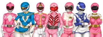 Go Go Power Rangers (Small Update 2016) manga cover