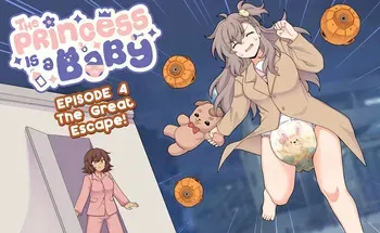 [Hitsujiomo] The Princess is a Baby Volume 4 manga cover