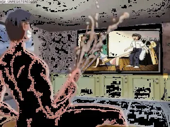 He Masturbate watching Hentai and Anime Babes on the TV (Vol.1) manga cover