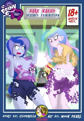 [succubisamus] Bare Naked Science Exhibition (My Little Pony: Equestria Girls) manga cover