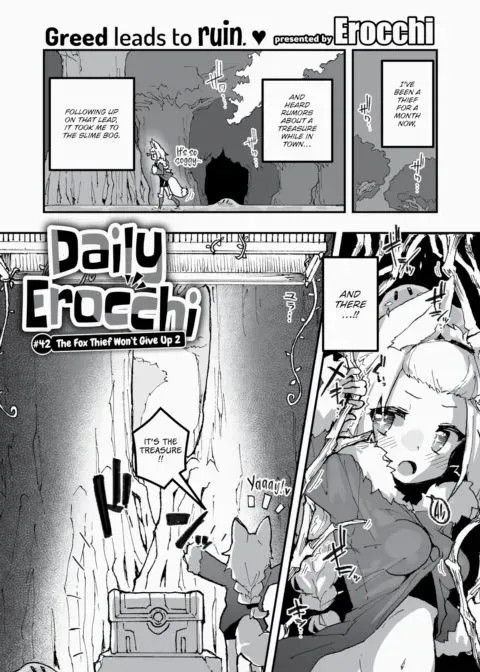 Daily Erocchi #42 The Fox Thief Won't Give Up 2 manga cover